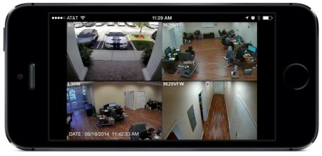 CCTV-DVR-iPhone-App-4-Camera-View